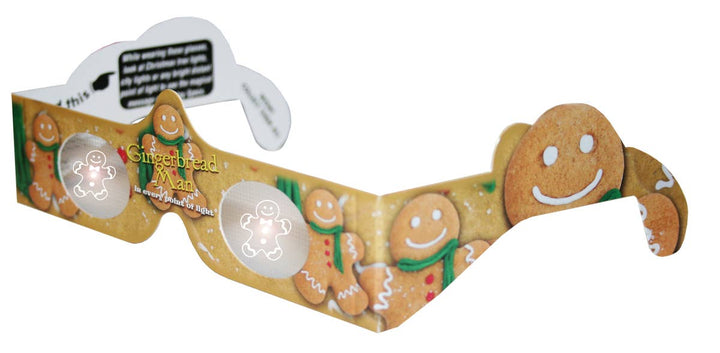 Gingerbread Man 3D HolidaySpec Glasses