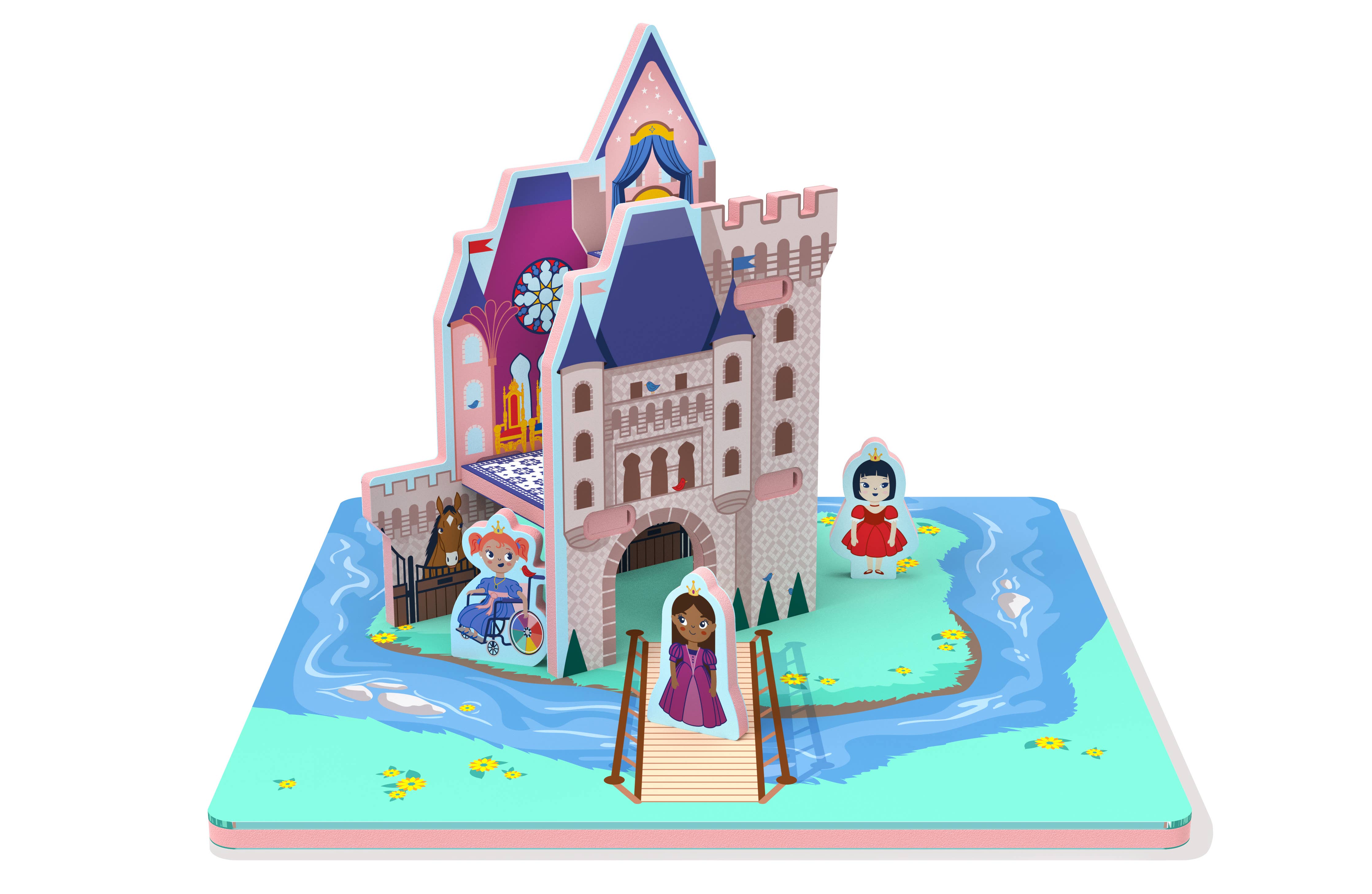 Princess Castle Play Puzzle