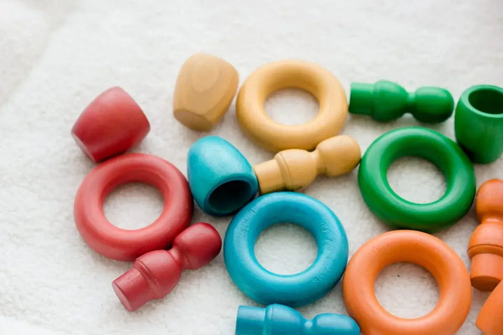 Rainbow People Cups and Rings