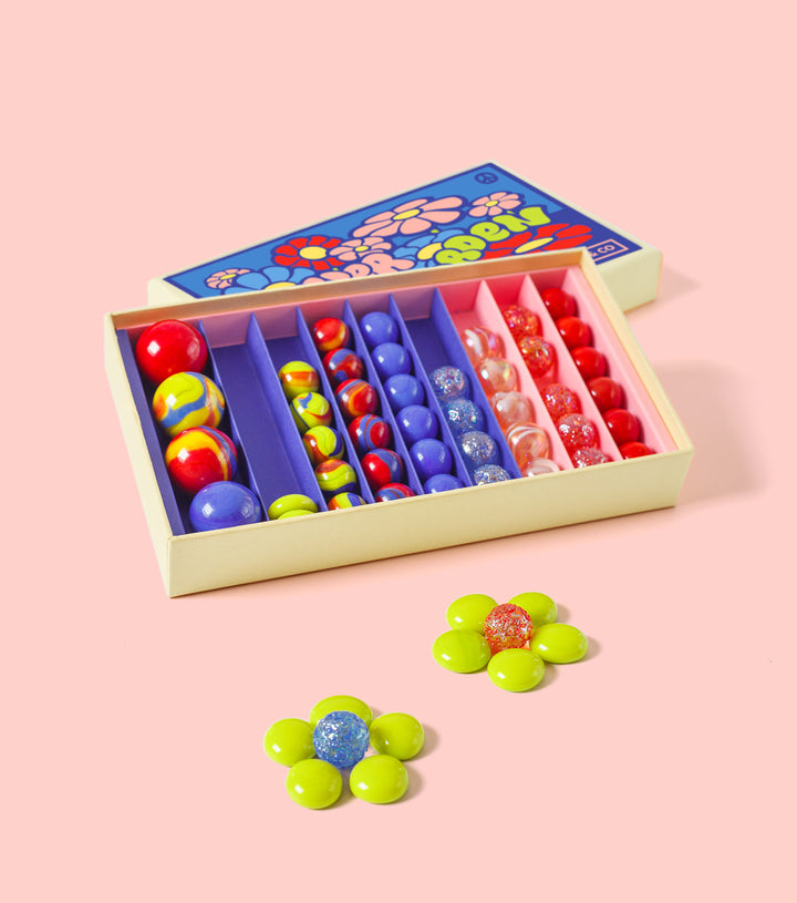 Flower Garden Marbles Treasure Box