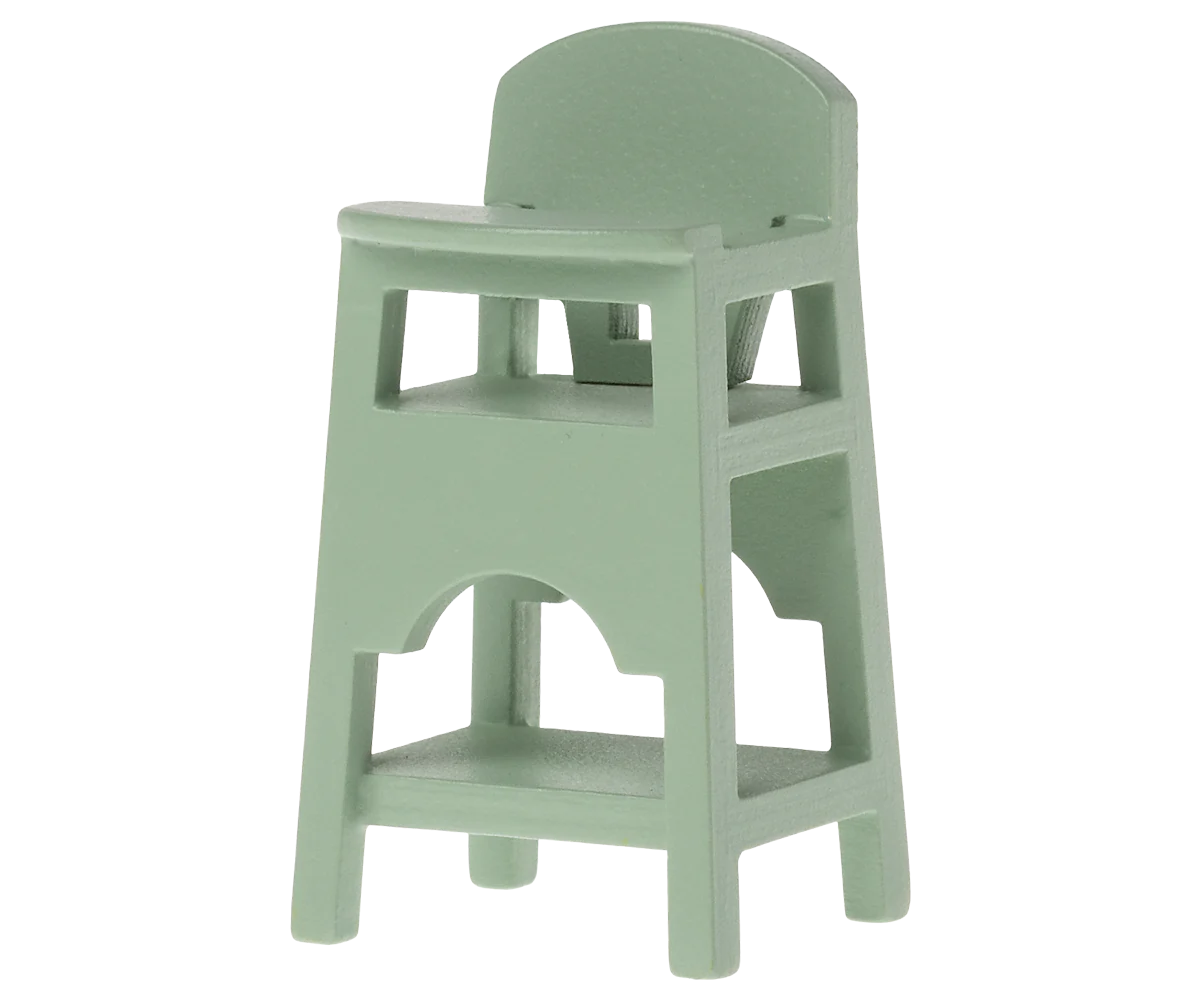 Highchair (Mint) - Maileg Mouse