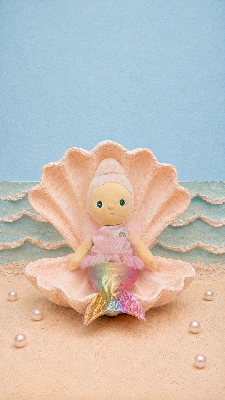 Seashell Shores Marina Mermaid ~ Little Lagoonies Dinkum Doll