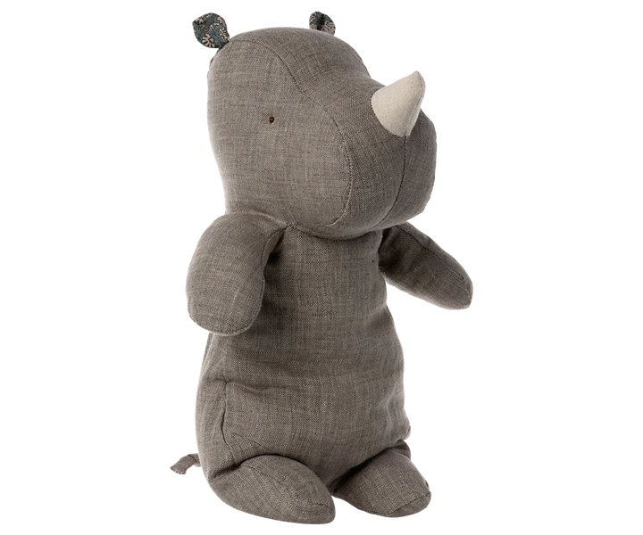 Maileg Safari Friends - Dark Grey Rhino (medium)