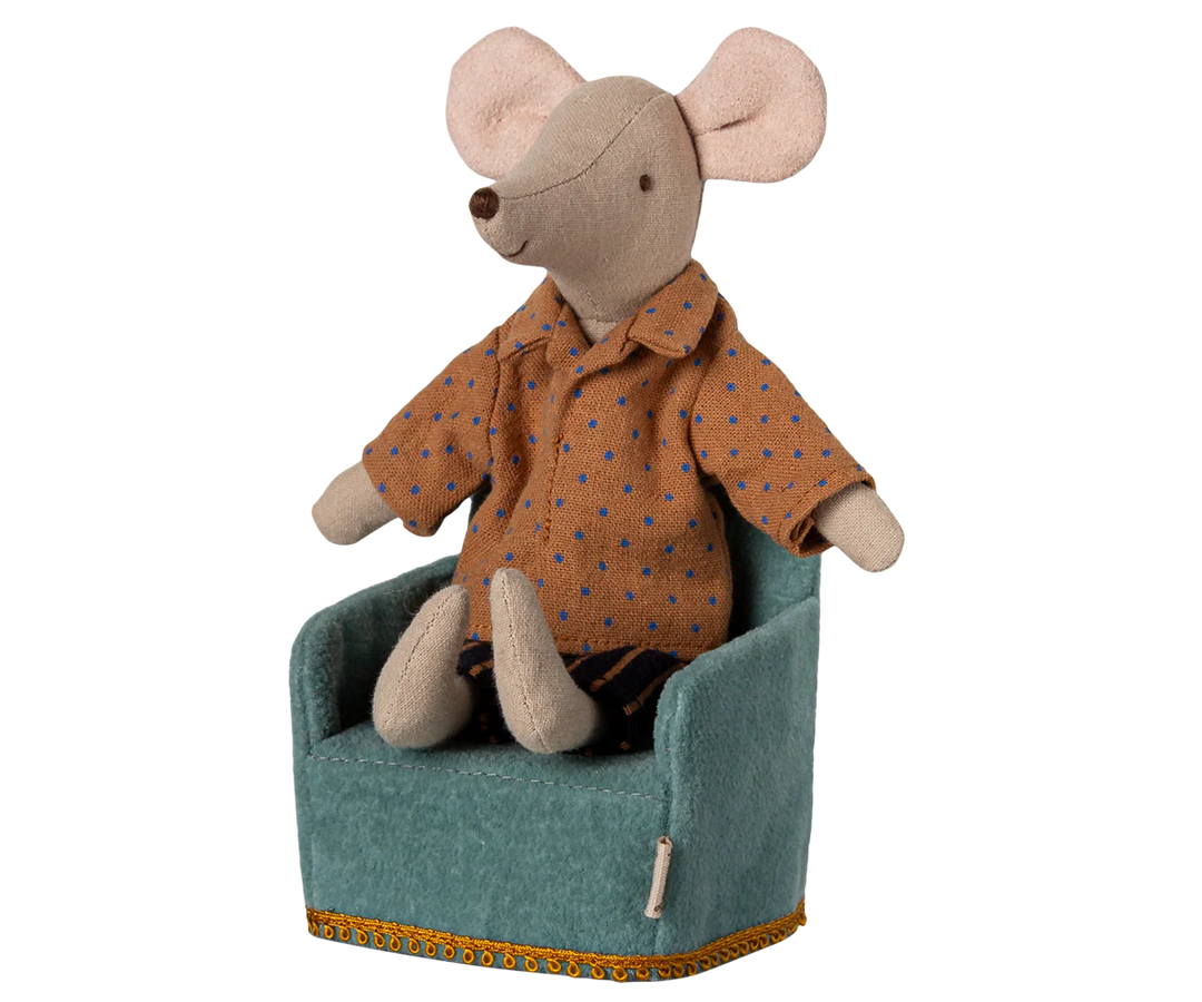 Maileg Folding Chair, Mouse - Mint