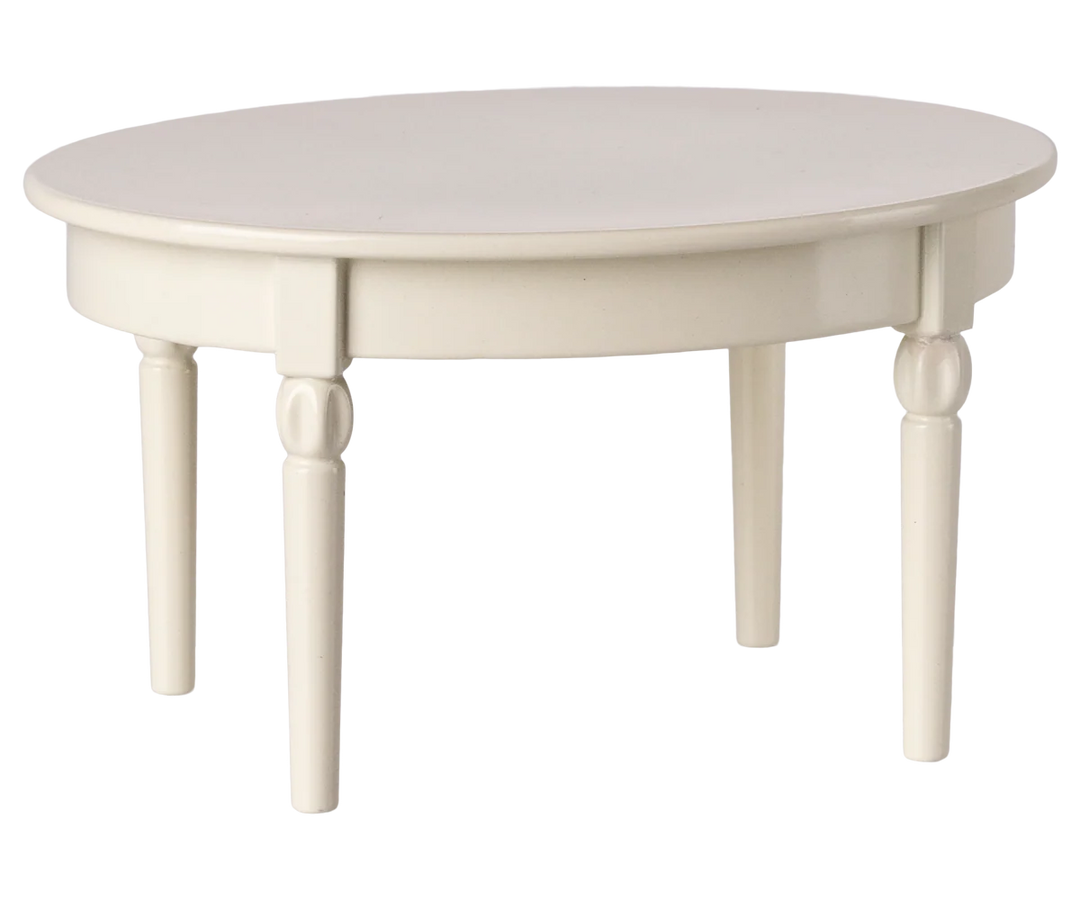 Vintage Dining Table, Mouse - Off white