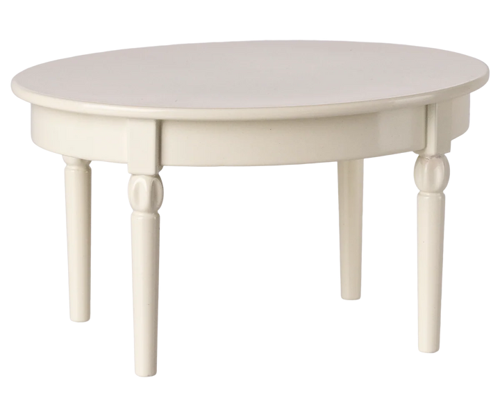 Vintage Dining Table, Mouse - Off white