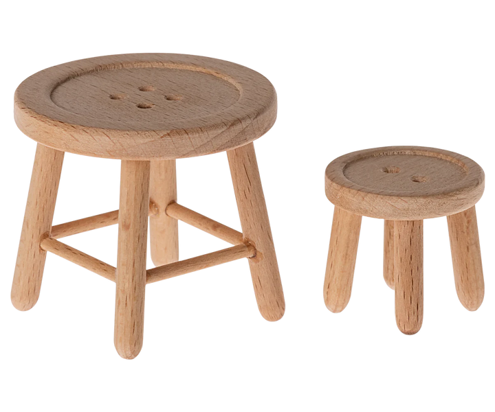 Table and Stool Set - Maileg Mouse