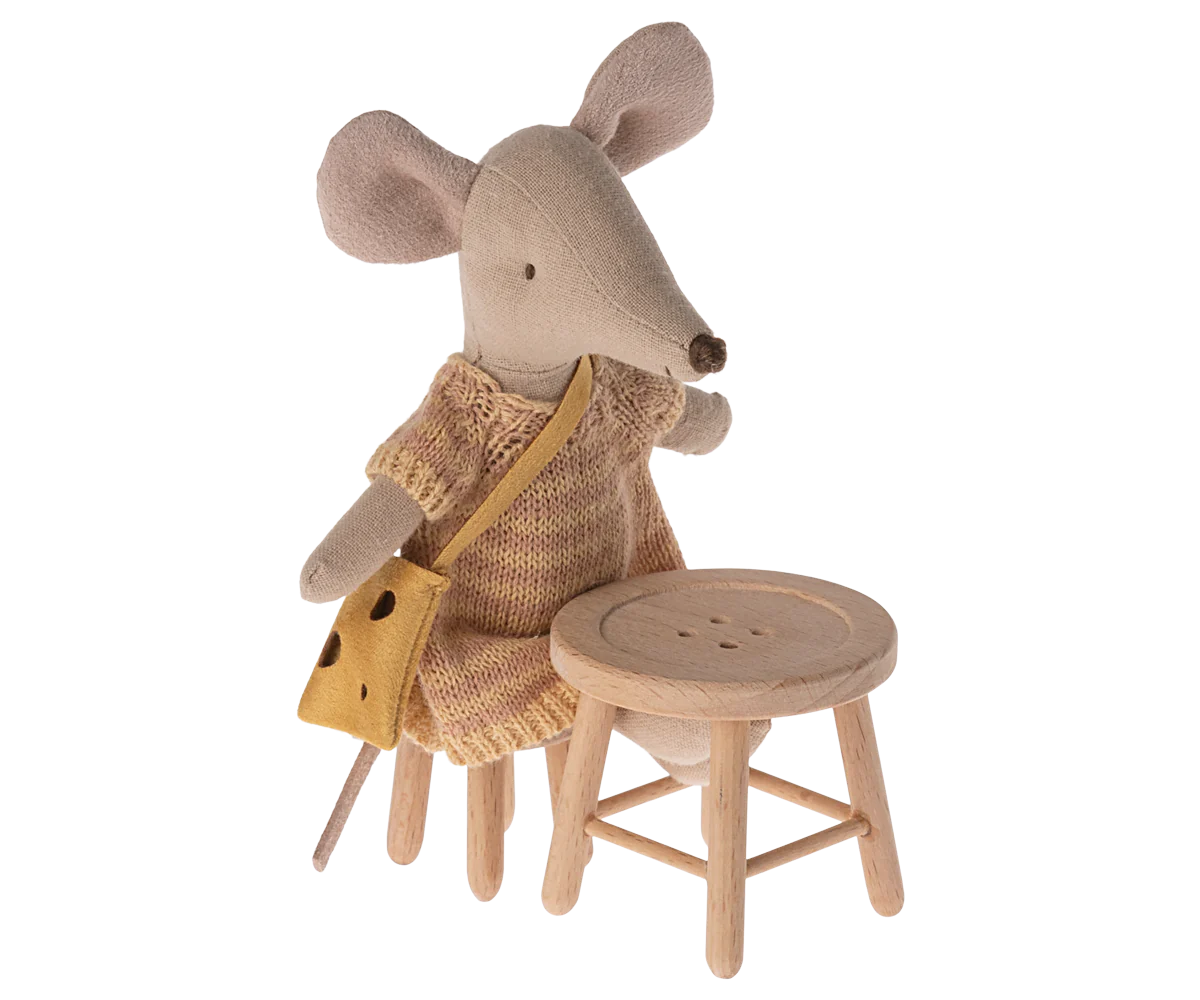 Table and Stool Set - Maileg Mouse