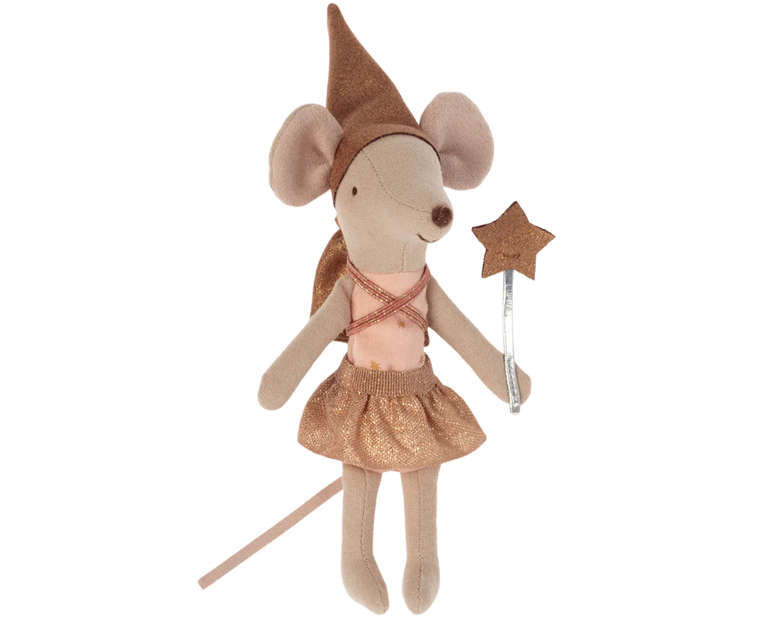 Tooth Fairy Mouse in Matchbox - Rose