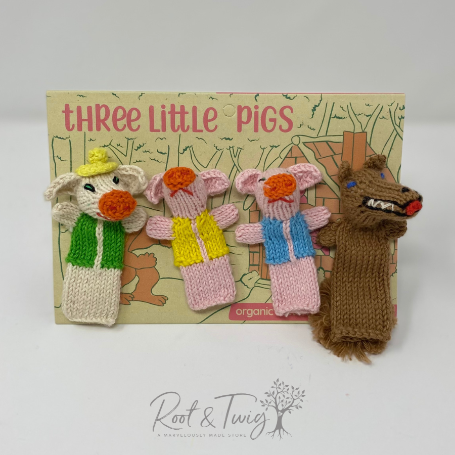 Three Little Pigs Story Finger Puppets