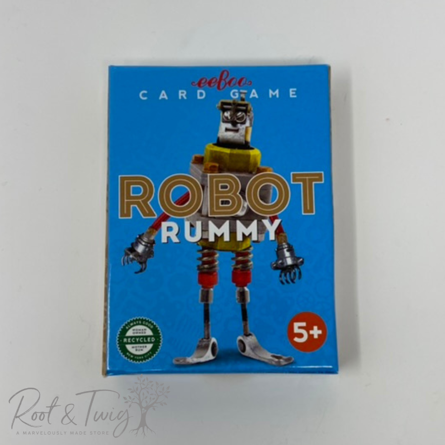 Robot Rummy Playing Cards